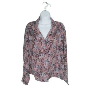 Vintage Carroll Reed Collection  Retro Blouse, XL